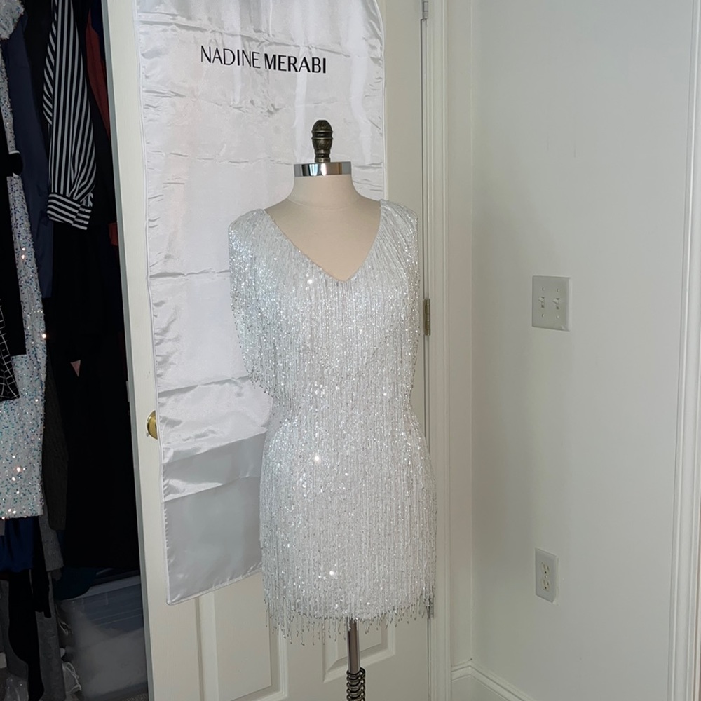 Nadine Merabi Sadie White Dress NWOT